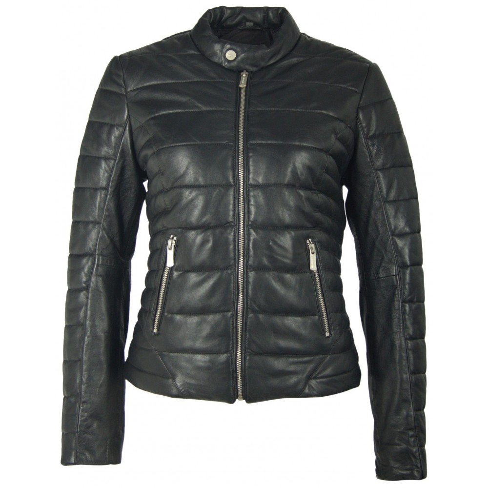 Geaca de Piele Naturala Dama Gipsy Neagra Ruby LNB W Geaca de Piele Naturala Dama Gipsy Neagra Ruby LNB W - readytowear.ro