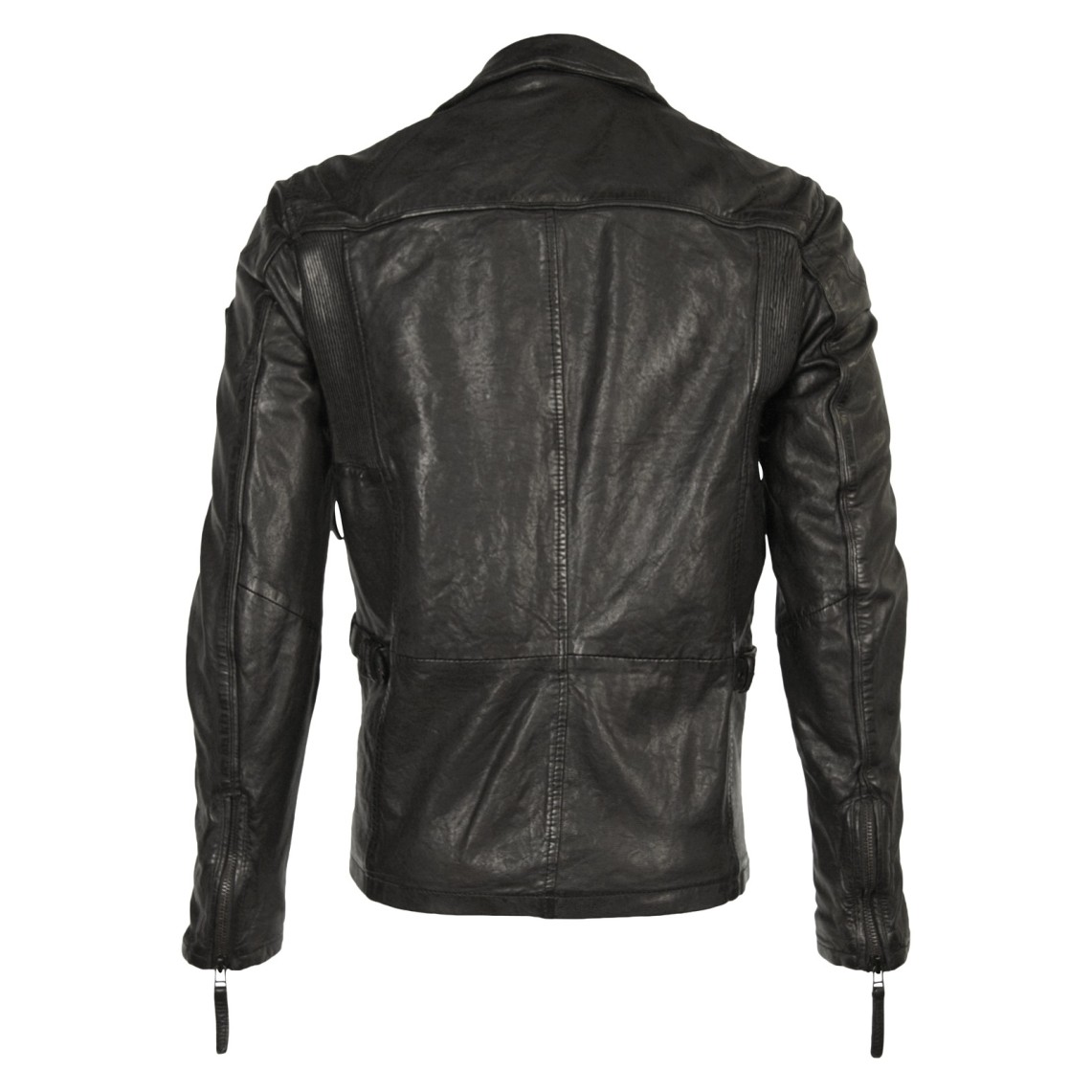 Geaca din Piele Naturala Gipsy Barbati Neagra Rush LAWOV – IMBRACAMINTE