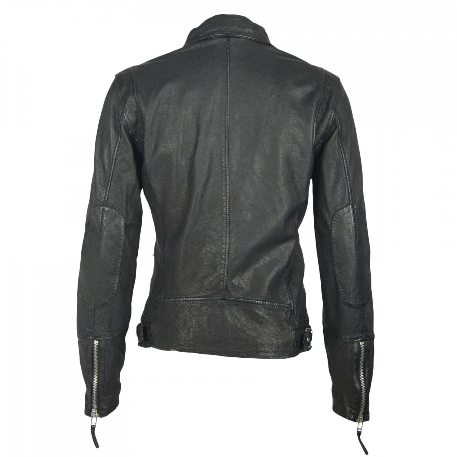 Geaca de Piele Naturala Barbati Gipsy Neagra Rustle SF LANICV – Black Friday