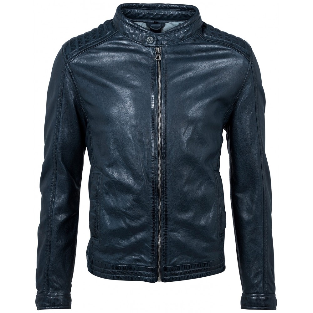 Geaca de Piele Naturala Barbati Gipsy Bleumarin Rusty LATRIV Geaca de Piele Naturala Barbati Gipsy Bleumarin Rusty LATRIV - readytowear.ro