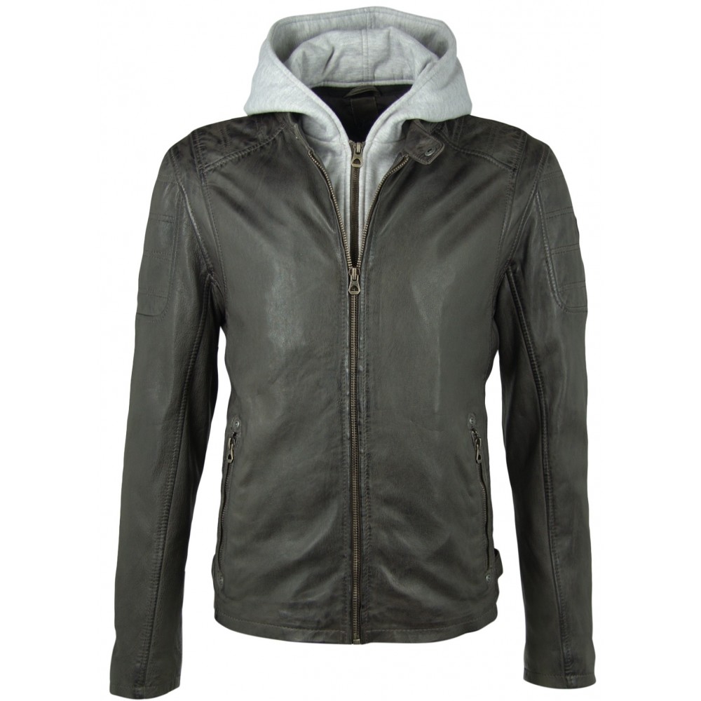 Geaca de Piele Barbati Gipsy Antracit Rylo LAKEV BIO Geaca de Piele Barbati Gipsy Antracit Rylo LAKEV BIO - readytowear.ro