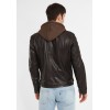 Geaca de Piele Barbati Gipsy Maro Inchis Rylo LAKEV BIO geci de piele - readytowear.ro