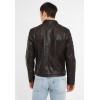 Geaca de Piele Barbati Gipsy Maro Inchis Rylo LAKEV BIO geci de piele - readytowear.ro