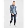 Geaca de Piele Barbati Gipsy Albastru Deschis Rylo LAKEV – Black Friday