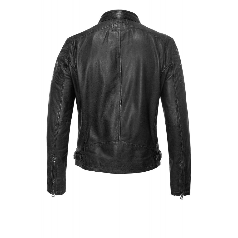 Geaca de Piele Barbati Gipsy Neagra Rylo – Black Friday