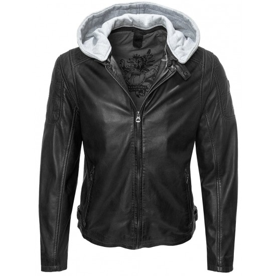 Geaca de Piele Barbati Gipsy Neagra Rylo Geaca de Piele Barbati Gipsy Neagra Rylo