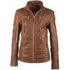 Geaca de Piele Naturala Dama Gipsy Coniac Sable LAHAV Geaca de Piele Naturala Dama Gipsy Coniac Sable LAHAV - readytowear