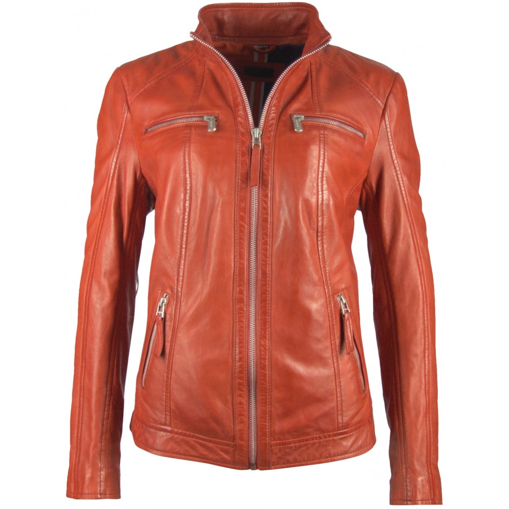 Geaca de Piele Naturala Dama Gipsy Rosie Sable LAHAV Geaca de Piele Naturala Dama Gipsy Rosie Sable LAHAV - readytowear.ro