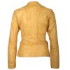 Geaca de Piele Naturala Dama Gipsy Galbena Sadie LONTV Geaca de Piele Naturala Dama Gipsy Galbena Sadie LONTV - readytowear.ro