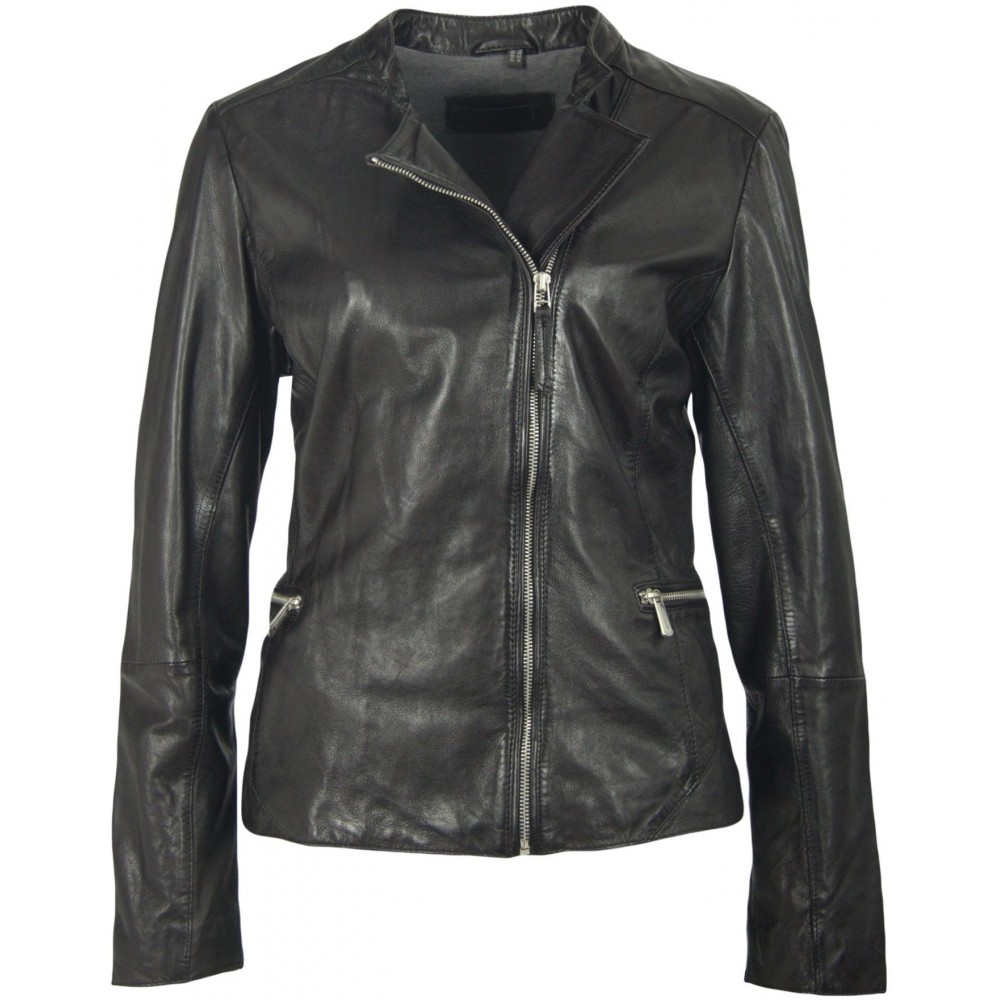 Geaca de Piele Naturala Dama Gipsy Neagra Sadie LONTV Geaca de Piele Naturala Dama Gipsy Neagra Sadie LONTV - readytowear