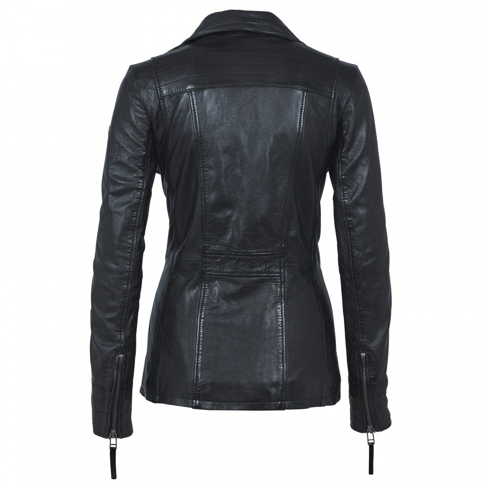 Geaca de Piele Naturala Dama Gipsy Neagra Salina LONTV Geaca de Piele Naturala Dama Gipsy Neagra Salina LONTV - readytowear.ro