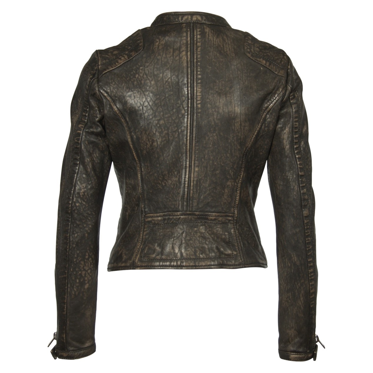 Geaca din Piele Naturala Dama Gipsy Neagra Vintage Sanaa SF LAWAV – IMBRACAMINTE