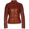 Geaca de Piele Naturala Dama Gipsy Coniac Inchis Sashi LATREV Geaca de Piele Naturala Dama Gipsy Coniac Inchis Sashi LATREV - readytowear