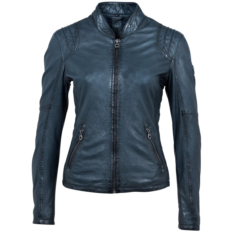 Geaca de Piele Naturala Dama Gipsy Bleumarin Sashi W18 LVV – IMBRACAMINTE Geaca de Piele Naturala Dama Gipsy Bleumarin Sashi W18 LVV – IMBRACAMINTE