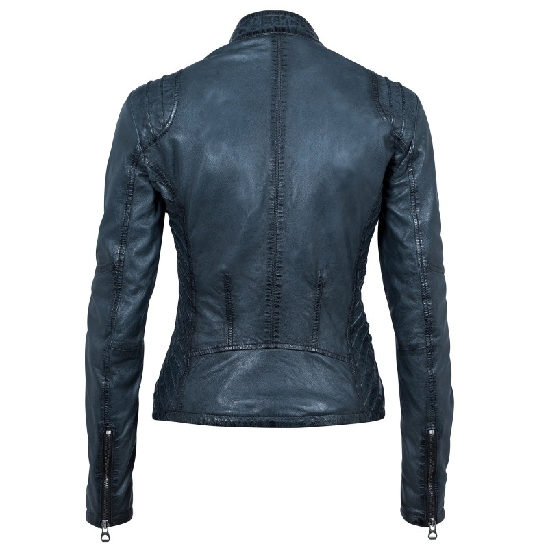 Geaca de Piele Naturala Dama Gipsy Bleumarin Sashi W18 LVV – IMBRACAMINTE Geaca de Piele Naturala Dama Gipsy Bleumarin Sashi W18 LVV – IMBRACAMINTE