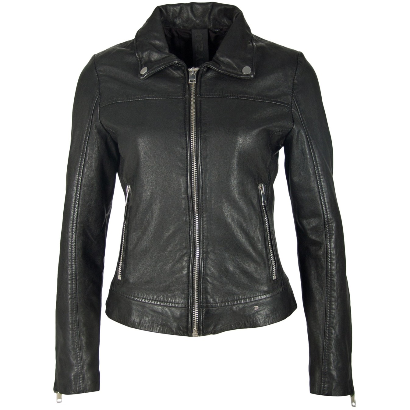 Geaca de Piele Naturala Dama Gipsy Neagra Sayo SF LABURV – IMBRACAMINTE