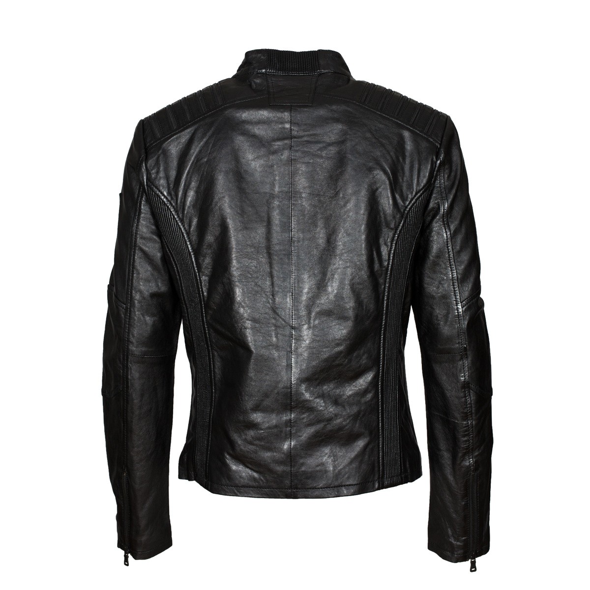 Geaca de Piele Barbati Gipsy Neagra Scott SNWV – IMBRACAMINTE