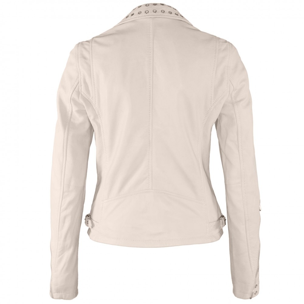 Geaca de Piele Naturala Dama Gipsy Crem Seana LLOV Geaca de Piele Naturala Dama Gipsy Crem Seana LLOV - readytowear.ro