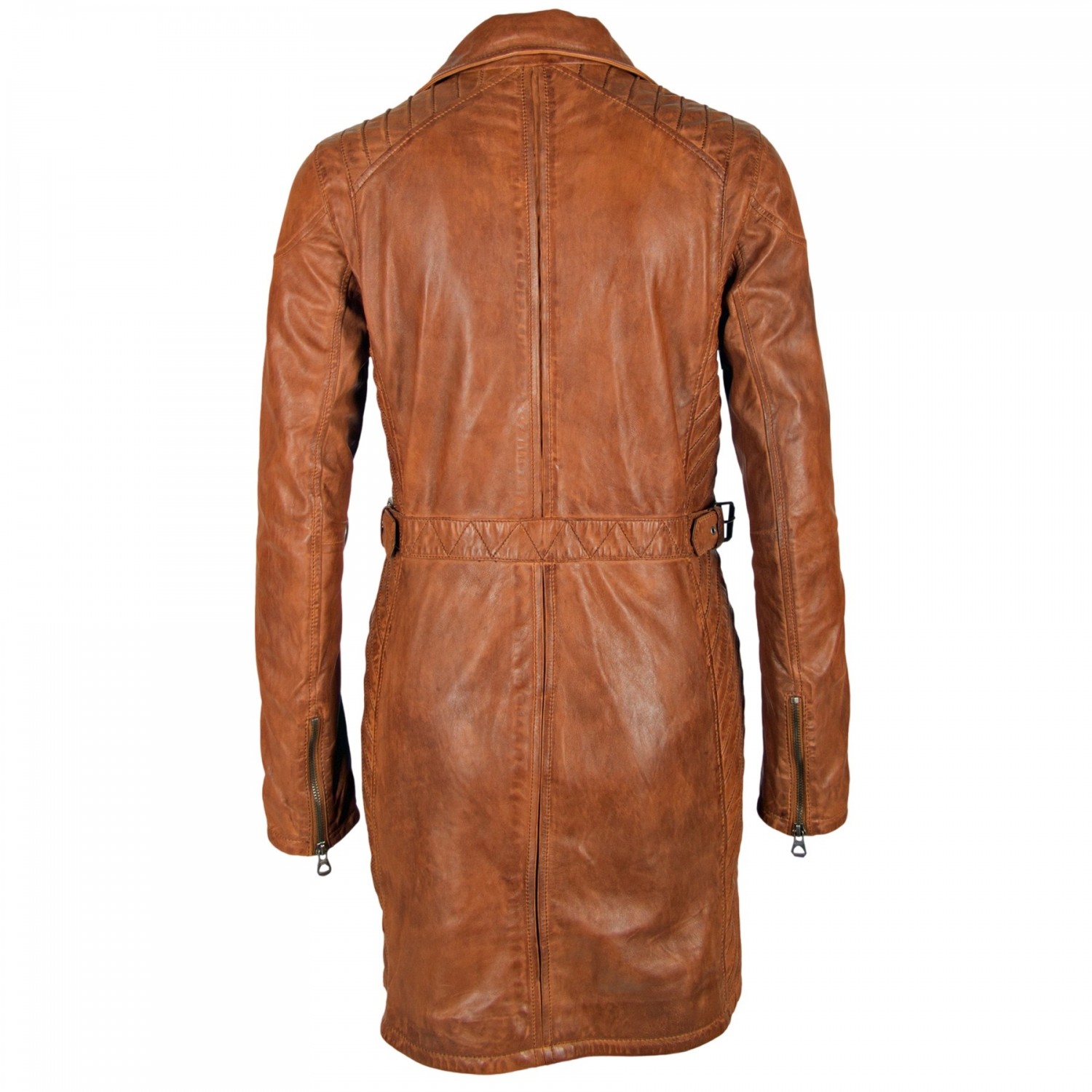 Geaca Lunga de Piele Naturala Dama Gipsy Coniac Selma NSLV – IMBRACAMINTE Geaca Lunga de Piele Naturala Dama Gipsy Coniac Selma NSLV – IMBRACAMINTE