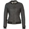 Geaca de Piele Naturala Dama Gipsy Neagra Sesi S17 SF LNUV - readytowear
