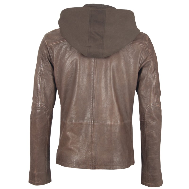 Geaca de Piele Naturala Barbati Gipsy Maro Antic Shelf LACOV – IMBRACAMINTE