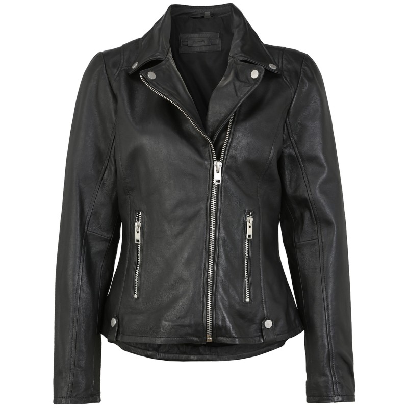 Geaca de Piele Naturala Dama Gipsy Neagra Shella LNV – IMBRACAMINTE