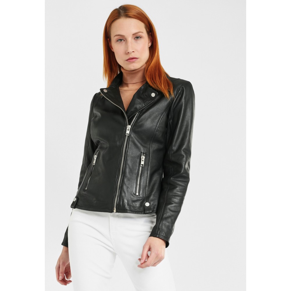 Geaca de Piele Naturala Dama Gipsy Neagra Shella LNV Geaca de Piele Naturala Dama Gipsy Neagra Shella LNV - readytowear.ro