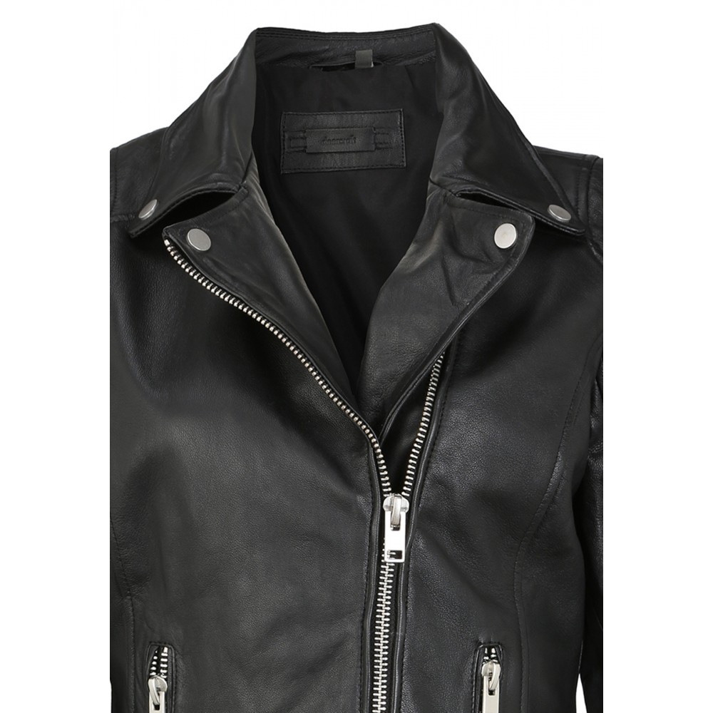 Geaca de Piele Naturala Dama Gipsy Neagra Shella LNV Geaca de Piele Naturala Dama Gipsy Neagra Shella LNV - readytowear.ro