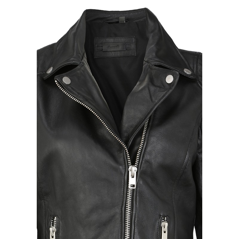 Geaca de Piele Naturala Dama Gipsy Neagra Shella LNV – IMBRACAMINTE