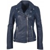 Geaca de Piele Naturala Dama Gipsy Bleumarin Shella LNV - readytowear