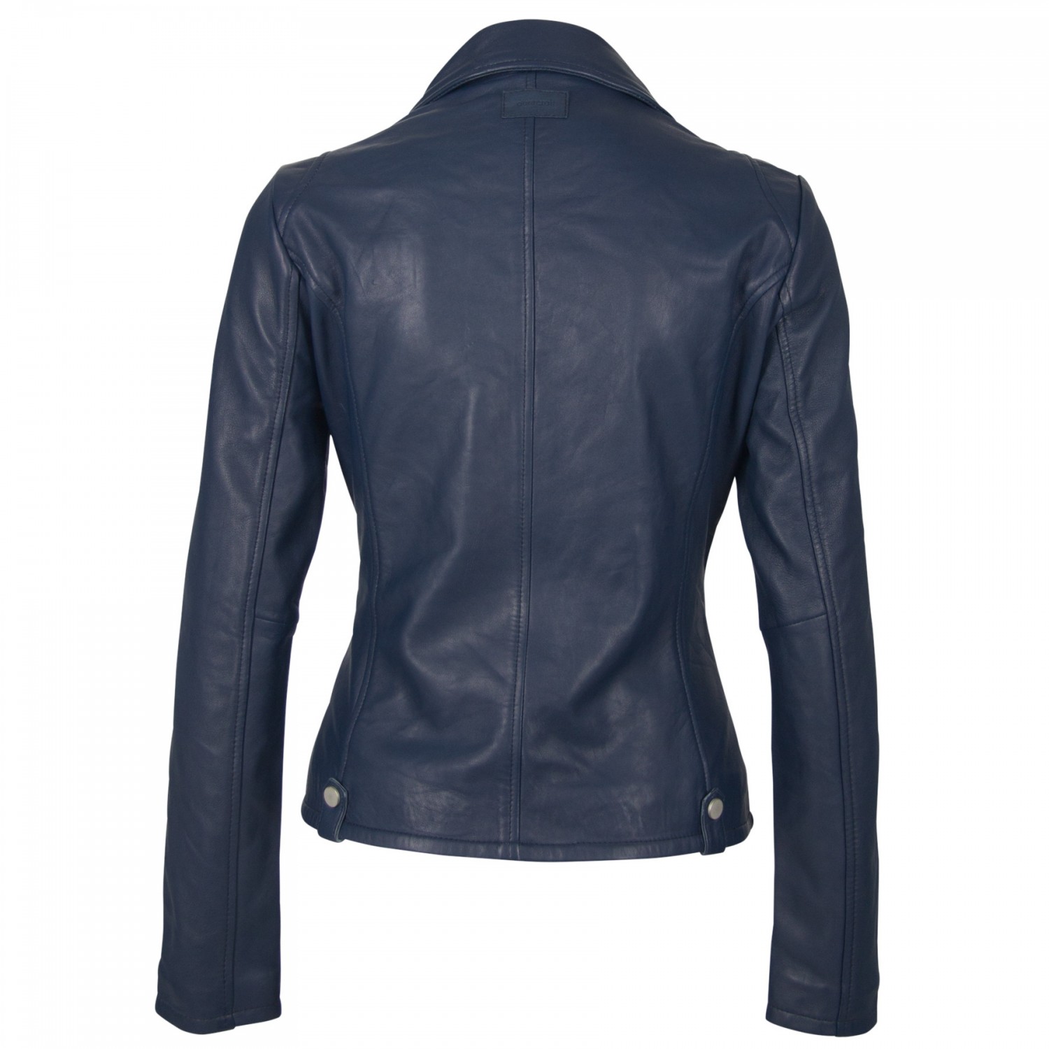 Geaca de Piele Naturala Dama Gipsy Bleumarin Shella LNV – IMBRACAMINTE