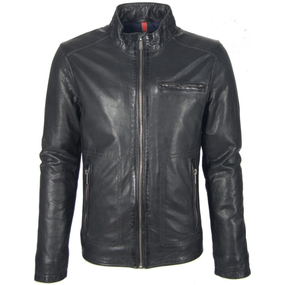 Geaca de Piele Naturala Barbati Gipsy Neagra Shore LAKUV W Geaca de Piele Naturala Barbati Gipsy Neagra Shore LAKUV W - readytowear.ro