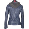 Geaca de Piele Naturala Dama Gipsy Bleumarin Skerry LAJUV Geaca de Piele Naturala Dama Gipsy Bleumarin Skerry LAJUV - readytowear.ro