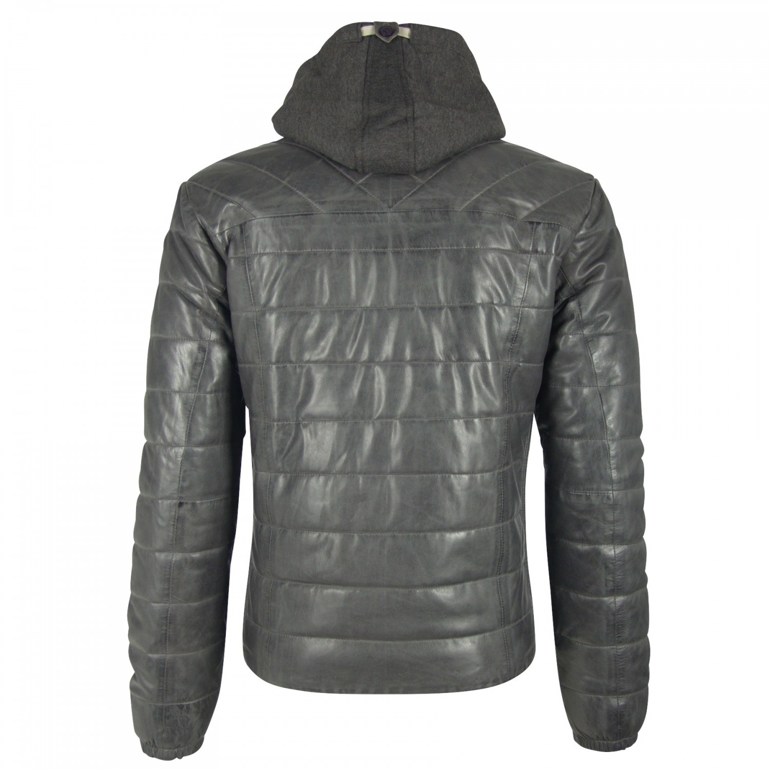 Geaca de Piele Naturala Barbati Gipsy Gri Snow LNBV W – IMBRACAMINTE