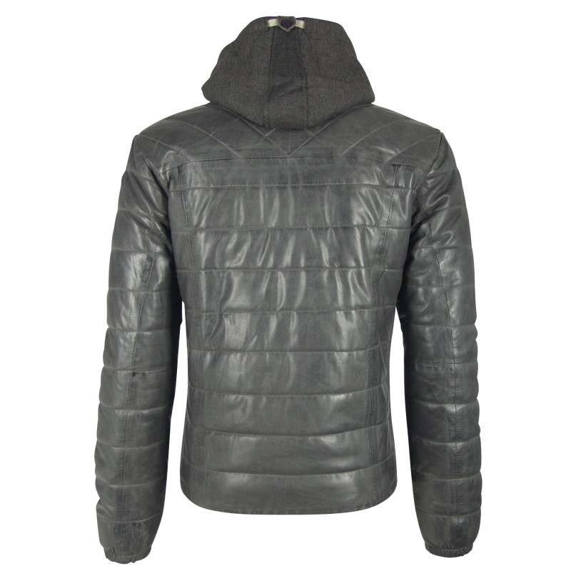 Geaca de Piele Naturala Barbati Gipsy Gri Snow LNBV W – IMBRACAMINTE Geaca de Piele Naturala Barbati Gipsy Gri Snow LNBV W – IMBRACAMINTE