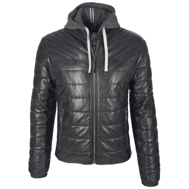 Geaca de Piele Naturala Barbati Gipsy Neagra Snow LNBV W – IMBRACAMINTE Geaca de Piele Naturala Barbati Gipsy Neagra Snow LNBV W – IMBRACAMINTE