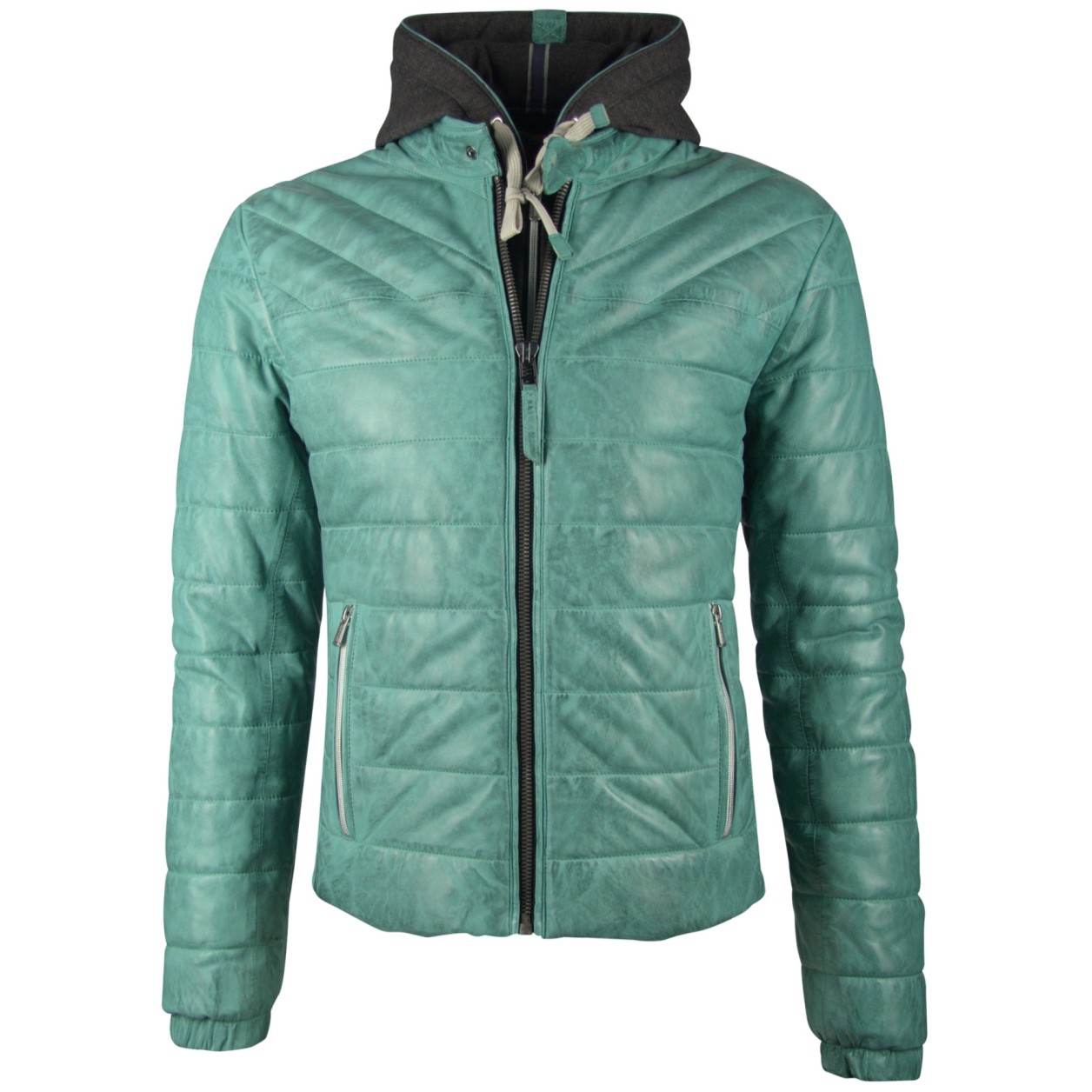 Geaca de Piele Barbati Deercraft Turcoaz Snow LNBV W – IMBRACAMINTE