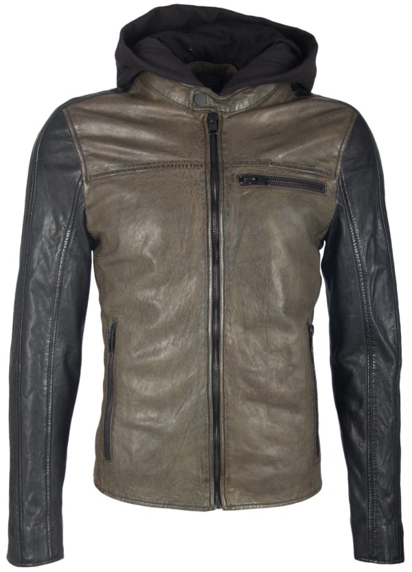 Geaca de Piele Naturala Barbati Gipsy Olive Solas 2 SF LABOV – IMBRACAMINTE — fotografia 1
