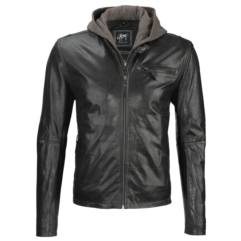 Geaca de Piele Naturala Barbati Gipsy Neagra Speedo LACRUV – IMBRACAMINTE Geaca de Piele Naturala Barbati Gipsy Neagra Speedo LACRUV – IMBRACAMINTE