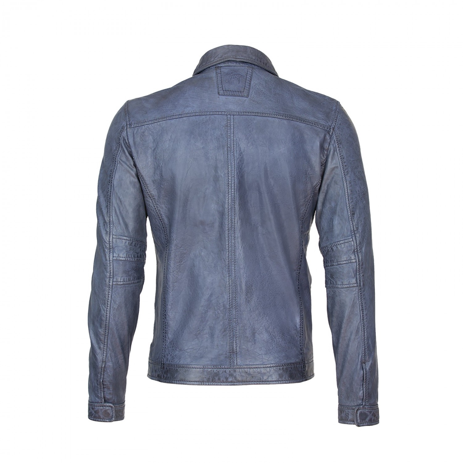 Geaca de Piele Naturala Barbati Gipsy Bleumarin Spencer 2 SF NSLVW – IMBRACAMINTE