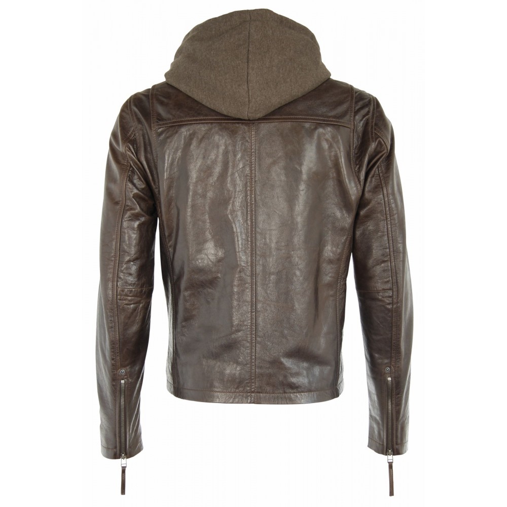 Geaca de Piele Naturala Barbati Gipsy Maro Spike LACRUV Geaca de Piele Naturala Barbati Gipsy Maro Spike LACRUV - readytowear.ro
