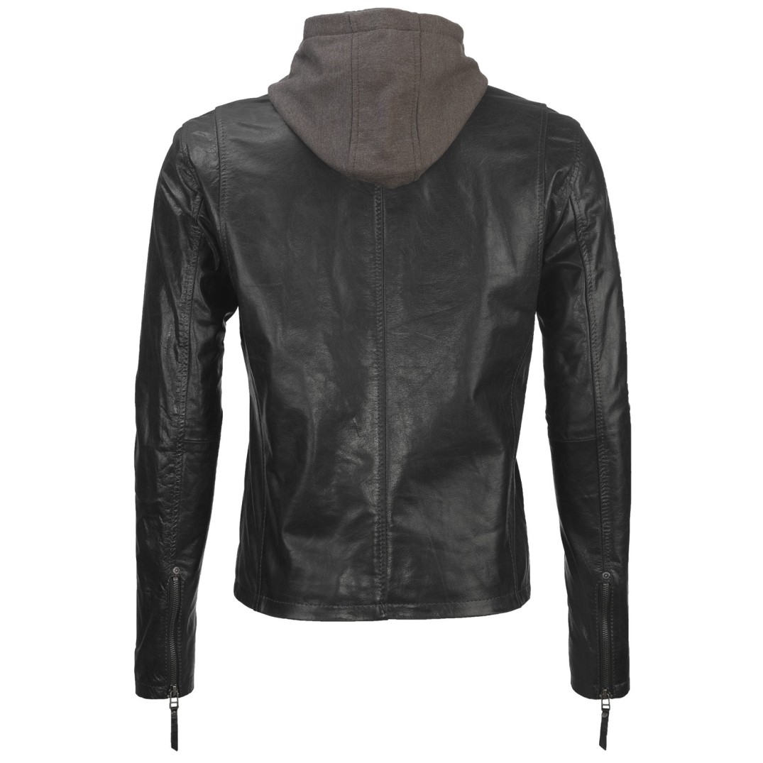 Geaca de Piele Naturala Barbati Gipsy Neagra Spike LACRUV – IMBRACAMINTE Geaca de Piele Naturala Barbati Gipsy Neagra Spike LACRUV – IMBRACAMINTE