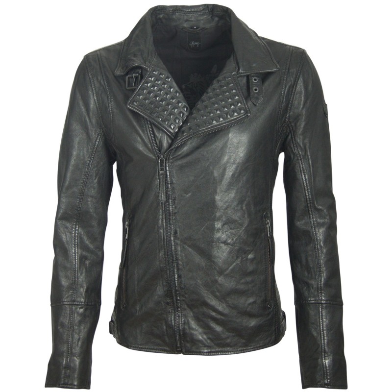 Geaca de Piele Naturala Barbati Gipsy Neagra Steem SF LASYV – IMBRACAMINTE Geaca de Piele Naturala Barbati Gipsy Neagra Steem SF LASYV – IMBRACAMINTE