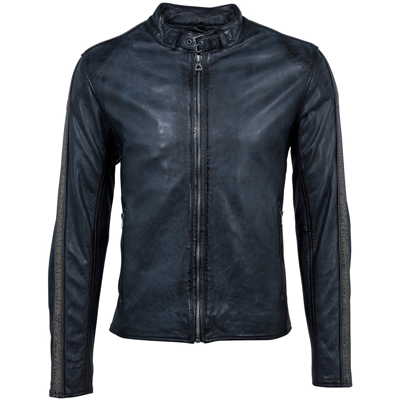 Geaca de Piele Naturala Barbati Gipsy Vintage Bleumarin Steep 2 SF LASANV – IMBRACAMINTE