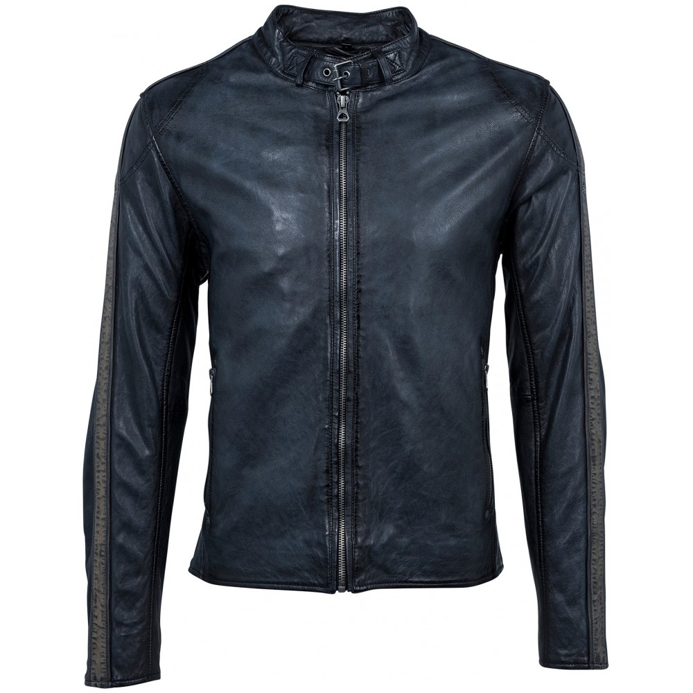 Geaca de Piele Naturala Barbati Gipsy Vintage Bleumarin Steep 2 SF LASANV Geaca de Piele Naturala Barbati Gipsy Vintage Bleumarin Steep 2 SF LASANV - readytowear