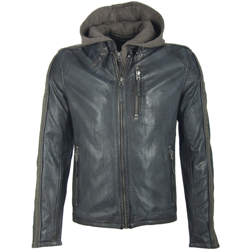 Geaca de Piele Barbati Gipsy Bleumarin Steep SF LASANV Geaca de Piele Barbati Gipsy Bleumarin Steep SF LASANV - readytowear.ro