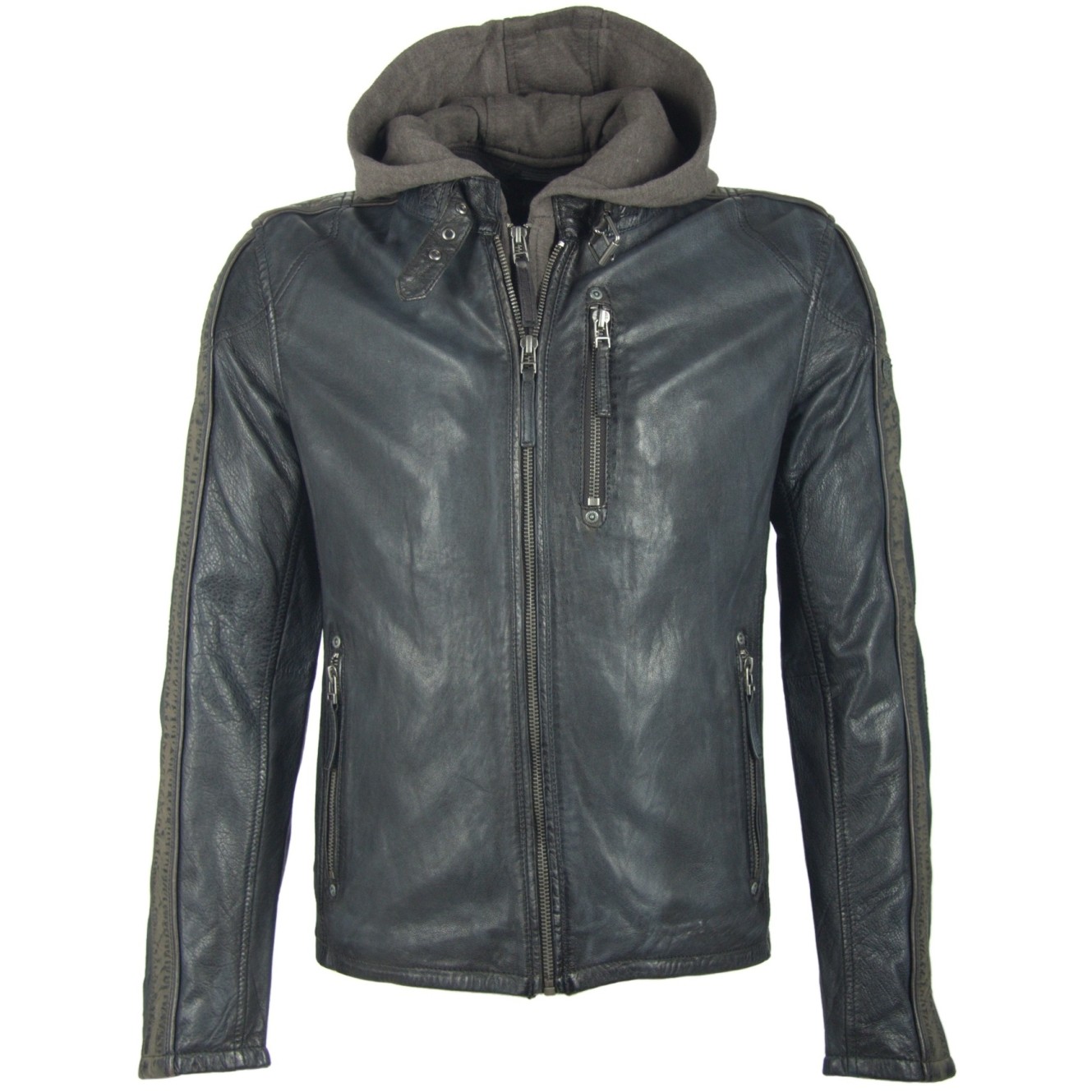 Geaca de Piele Barbati Gipsy Bleumarin Steep SF LASANV – IMBRACAMINTE