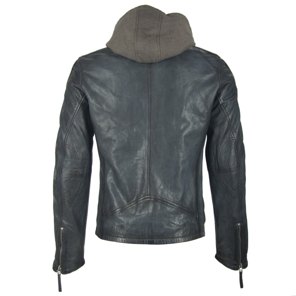 Geaca de Piele Barbati Gipsy Bleumarin Steep SF LASANV geci de piele - readytowear.ro