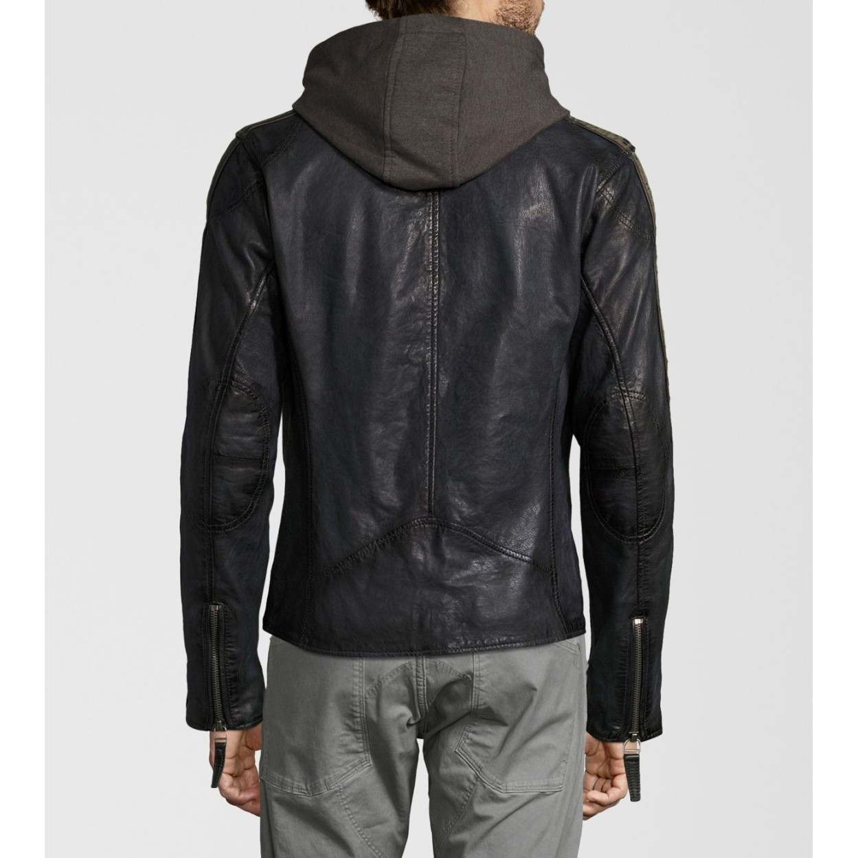 Geaca de Piele Barbati Gipsy Bleumarin Steep SF LASANV – IMBRACAMINTE