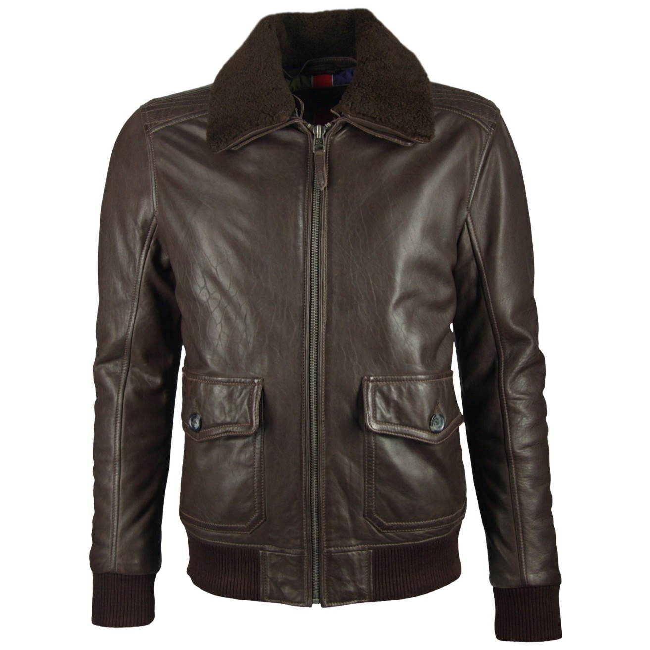 Geaca de Piele Naturala Barbati Gipsy Maro Inchis Storm NSLVV W – IMBRACAMINTE